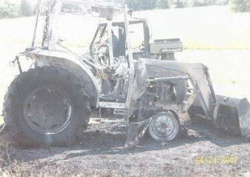 2006 Used Massey Ferguson 593 Tractor parts.