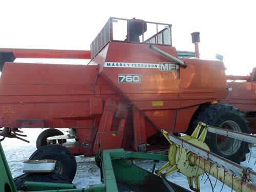 Used Massey Ferguson 760 Combine parts.