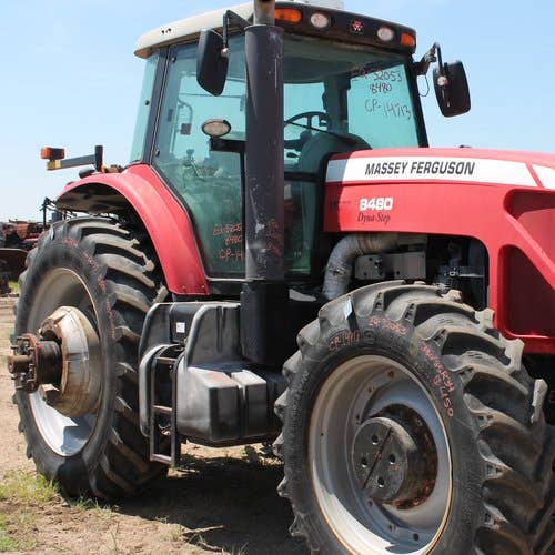 2004 Used Massey Ferguson 8480 Tractor parts.