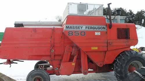 Used Massey Ferguson 850 Combine parts.