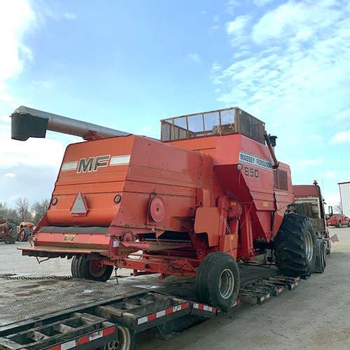 Used Massey Ferguson 850 Combine parts.