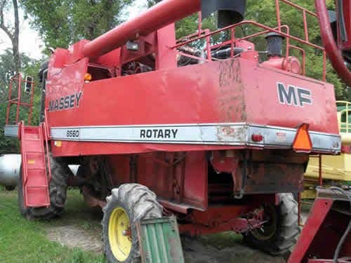 Used Massey Ferguson 8560 Combine parts.