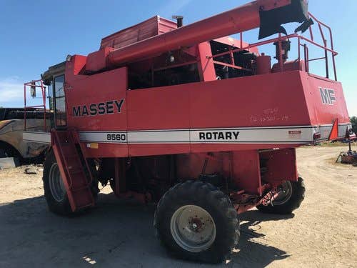 Used Massey Ferguson 8560 Combine parts.