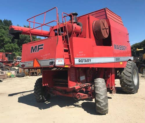 Used Massey Ferguson 8560 Combine parts.