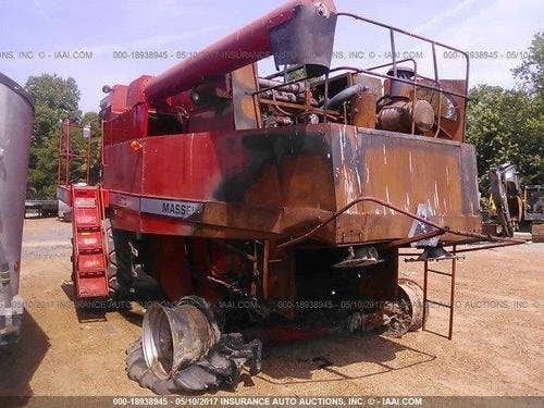 1996 Used Massey Ferguson 8570 Combine parts.