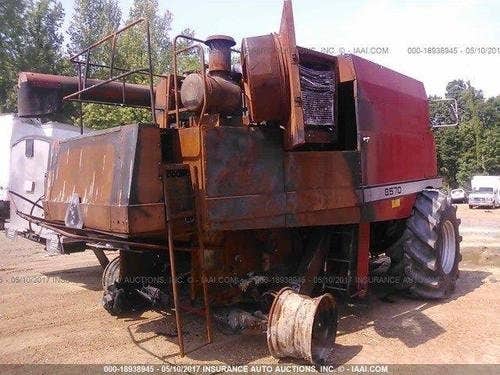 1996 Used Massey Ferguson 8570 Combine parts.