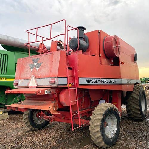 Used Massey Ferguson 8570 Combine parts.