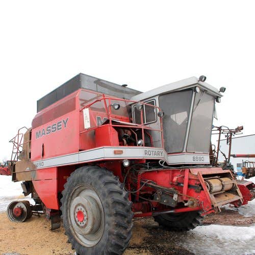 Used Massey Ferguson 8590 Combine parts.