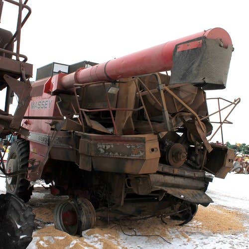 Used Massey Ferguson 8590 Combine parts.