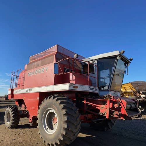 Used Massey Ferguson 8590 Combine parts.