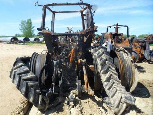 2011 Used Massey Ferguson 8670 Tractor parts.
