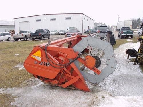 Used Massey Ferguson 9318 Header parts.