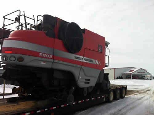 Used Massey Ferguson 9895 Combine parts.