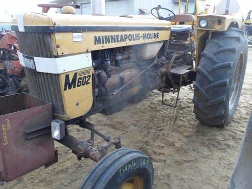 Used Minneapolis Moline M602 Tractor parts.