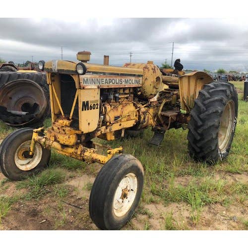 Used Minneapolis Moline M602 Tractor parts.