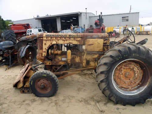 Used Minneapolis Moline U Tractor parts.