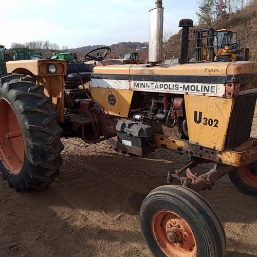Used Minneapolis Moline U302 Tractor parts.