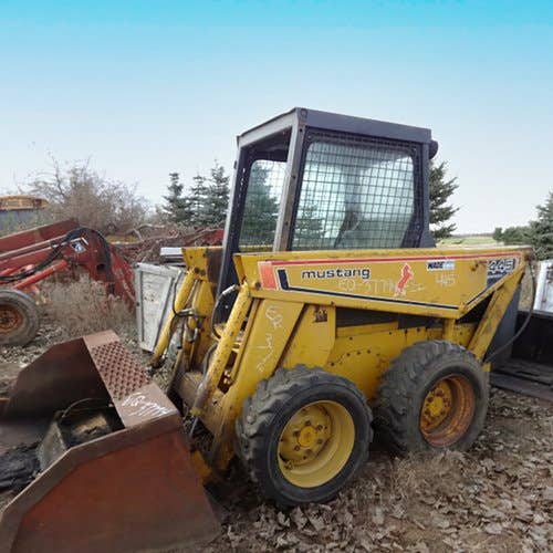 Used Mustang 445 Skid Steer Loader parts.