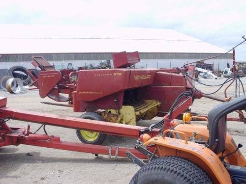 Used New Holland 276 Baler parts.