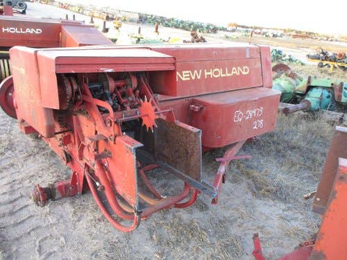 Used New Holland 278 Baler parts.