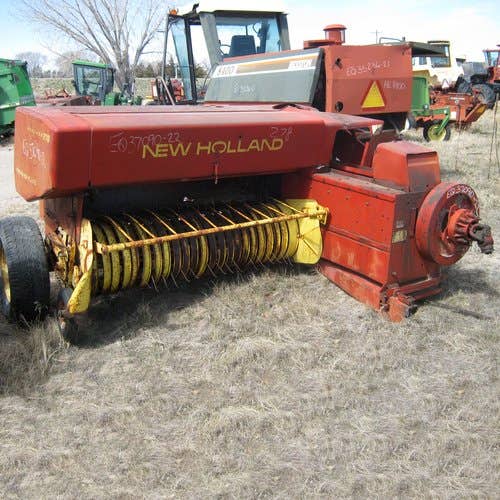 Used New Holland 278 Baler parts.