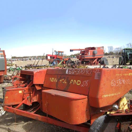 Used New Holland 278 Baler parts.
