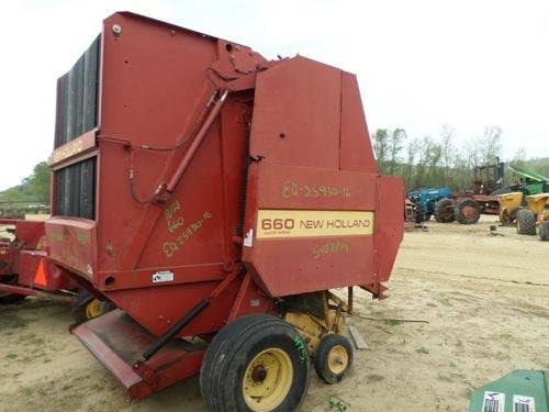 Used New Holland 660 Baler parts.