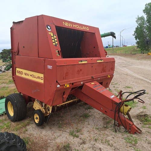 Used New Holland 660 Baler parts.