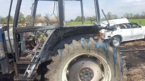 Used New Holland 7635 Tractor parts.