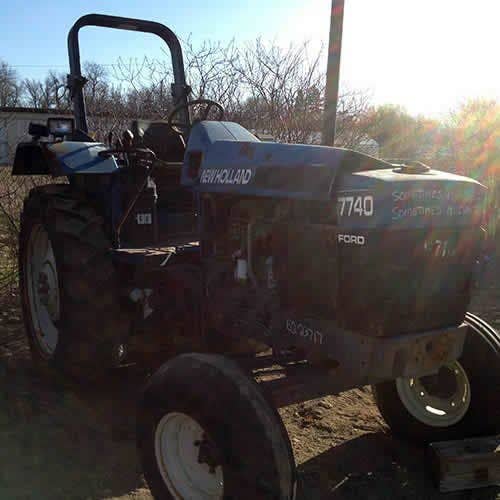 Used New Holland 7740 Tractor parts.