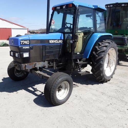 Used New Holland 7740 Tractor parts.