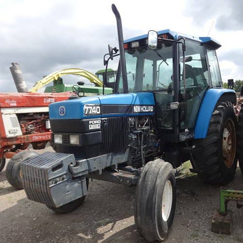 Used New Holland 7740 Tractor parts.