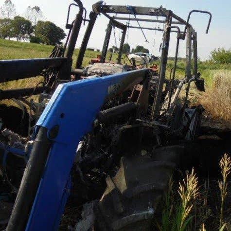 Used New Holland 825TL Loader / Backhoe Attachments parts.