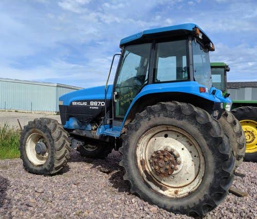 Used New Holland 8670 Tractor parts.