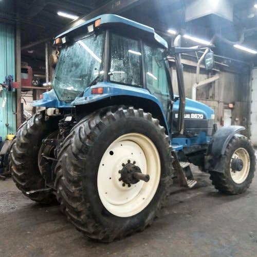 Used New Holland 8670 Tractor parts.