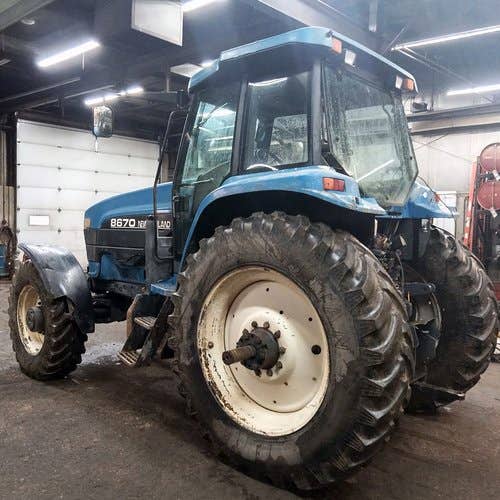 Used New Holland 8670 Tractor parts.