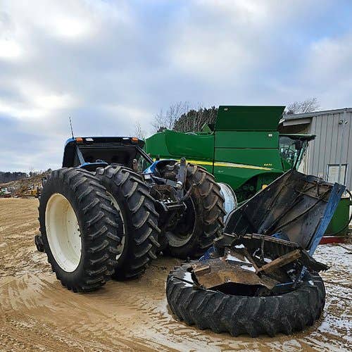 1997 Used New Holland 8870 Tractor parts.