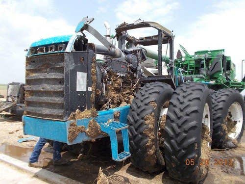 1998 Used New Holland 9682 Tractor parts.