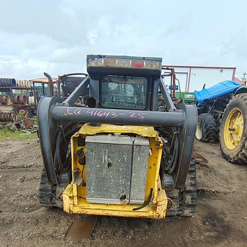 Used New Holland C185 Skid Steer Loader parts.