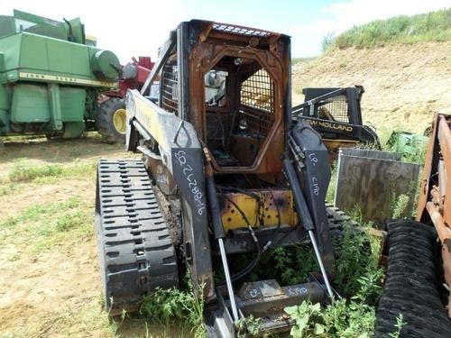 2008 Used New Holland C190 Skid Steer Loader parts.