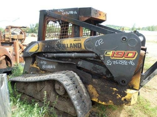 2008 Used New Holland C190 Skid Steer Loader parts.