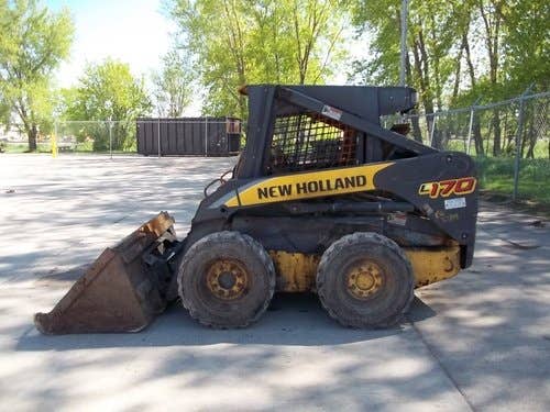 Used New Holland L170 Skid Steer Loader parts.
