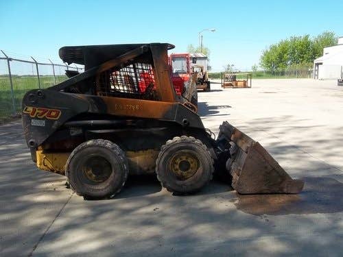 Used New Holland L170 Skid Steer Loader parts.