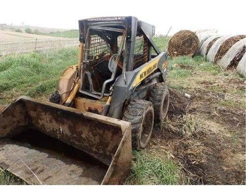 Used New Holland L170 Skid Steer Loader parts.