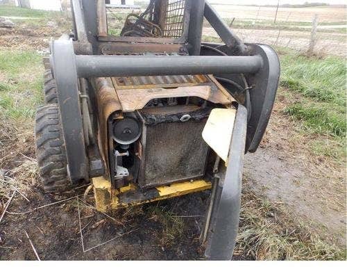 Used New Holland L170 Skid Steer Loader parts.