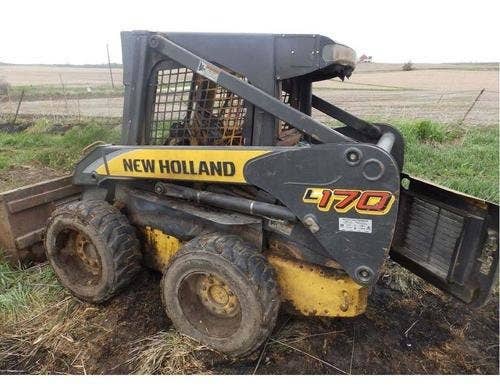Used New Holland L170 Skid Steer Loader parts.