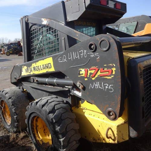 Used New Holland L175 Skid Steer Loader parts.