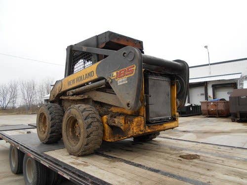 Used New Holland L185 Skid Steer Loader parts.