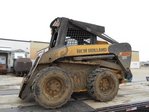 Used New Holland L185 Skid Steer Loader parts.