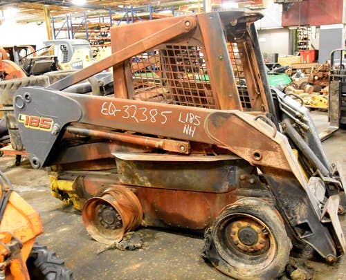 Used New Holland L185 Skid Steer Loader parts.